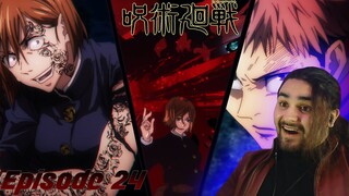 JUJUTSU KAISEN Episode 24 REACTION (THE FIRE FINAL EPISODE!!)