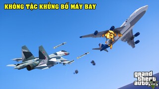 GTA 5 Không Tặc Lái Chiến Đấu Cơ Sukhoi-35s Khủng Bố Tấn Công Toàn Bộ Máy Bay Vận Chuyển Hành Khách