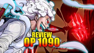 [ REVIEW OP 1090 ] SHANKS DATANG !!! PERANG BESAR MELETUS DI EGGHEAD ISLAND !!!