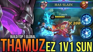 New Revamped Thamuz Aggresive Gameplay - Build Top 1 Global Thamuz ~ MLBB