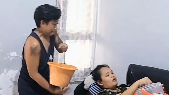 air pun takut istri ku 😂