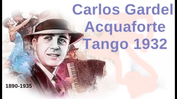 Carlos Gardel - Acquaforte - Tango 1932
