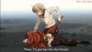 Rudeus Beat Eris In Sword Fight By Using Demon Eyes |Mushoku Tensei: Jobless Reincarnation S1 Ep 12|