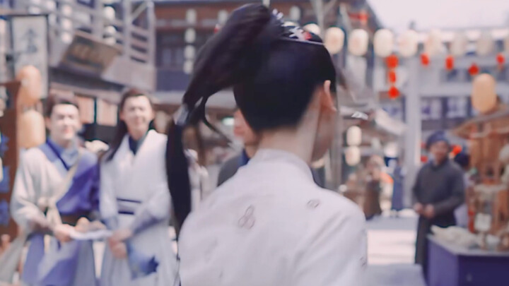 Wow! I didn't expect that she could even style her braids so cutely!