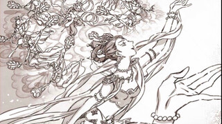 ร่ายรำตามเสียงขลุ่ยหยก รูปร่างคล้ายนางฟ้าราวกับภาพวาด