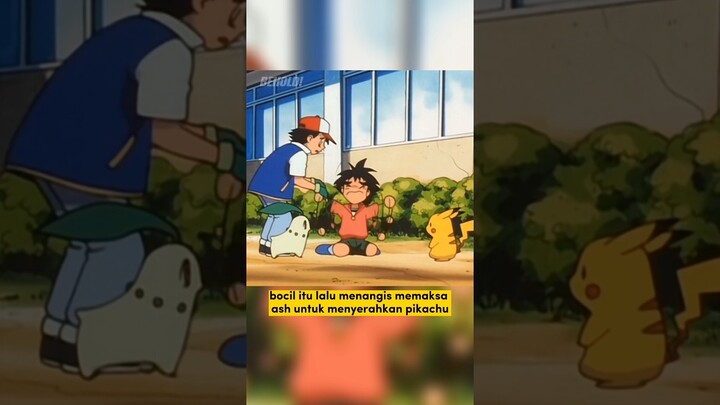 ketika pikachu berhasil dimasukkan ke pokeball #shorts