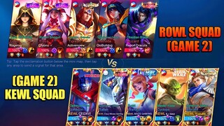 YUZUKE SQUAD (KEWL) VS DRACULA SQUAD (ROWL) - GAME 2! | WHO WILL WIN?! | (5vs5 Intense Match!🔥)