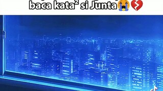 Sumpeh pen nangis  pas baca kata² Junta