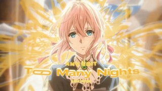 Momen Waifu Kalian Jalan-Jalan [AMV] - TOO MANY NIGHTS