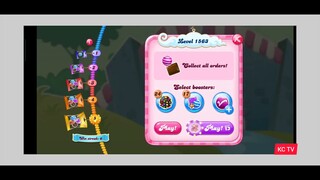 CANDY CRUSH SAGA LEVEL 1563 NEW VERSION NO BOOSTER