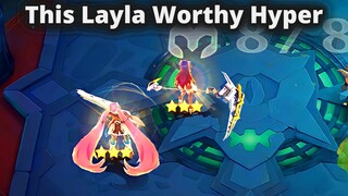 NEW LAYLA WORTH TO BE HYPER WITH NEW ASPIRANT SYNERGY | MLBB MAGIC CHESS BEST SYNERGY COMBO TERKUAT