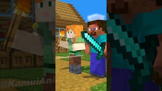 Raising blind Baby - MAIZEN Minecraft Animation #shorts