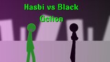 Hasbi vs Black oc battle ||Hosted by Space Animation Station|| (sticknodes)