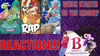 REACTION!!!: POKEMON STARTERS RAP CYPHER | Cam Steady ft. DizzyEight, VI Seconds, PE$O PETE,  & More