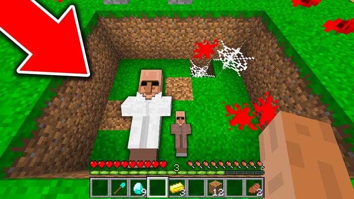 MÌNH TÌM THẤY NGÔI MỘ BÍ ẨN CỦA DÂN LÀNG TRONG MINECRAFT!!