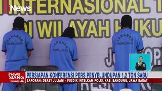 Konferensi Pers Terkait Penyelundupan 1,2 Ton Sabu Jaringan Internasional #iNewsSiang 24/03