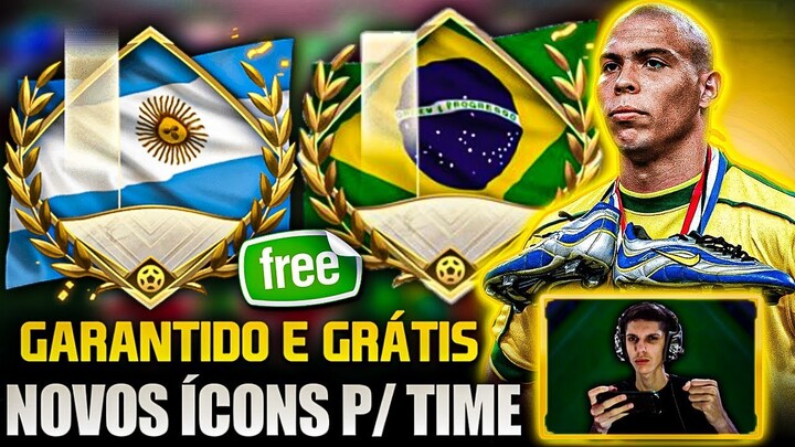 GARANTI MEU ÍCON BR 107 GRÁTIS😱 NOVOS ÍCONS 107+ NO TIME & UPAMOS DE GER🔥 FIFA MOBILE 23