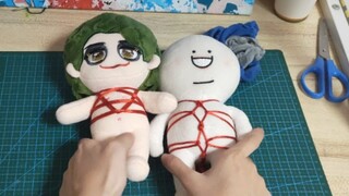 [Tortoise Shell Bondage Tutorial] What to do if the cotton doll has no clothes?! Why not tie him up 