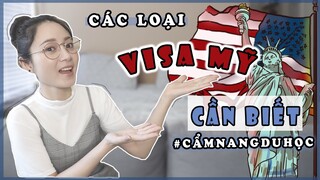 Vlog56# CÁC LOẠI VISA MỸ DU HỌC SINH CẦN BIẾT [Cuộc sống ở Mỹ của Gà Tây Tây]