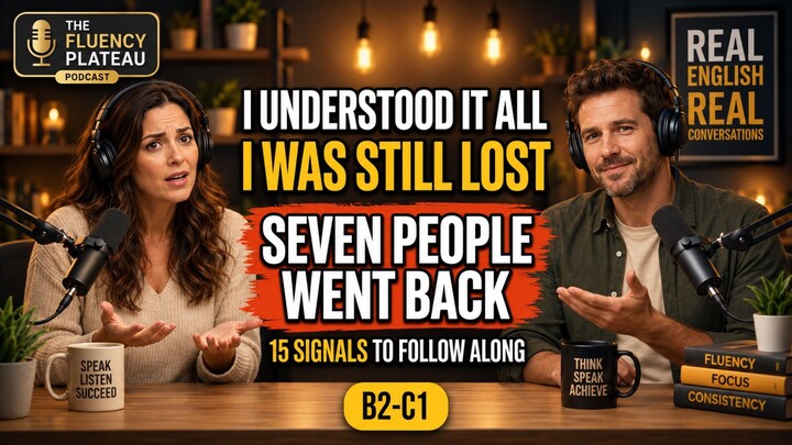 The Ordinary Conversation That Suddenly Leaves You Lost | 36-Minute English Podcast (B2-C1)