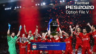eFootball PES 2020 Option File V3 1 PC