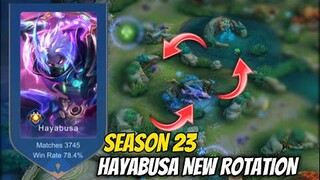 SEASON 23 HAYABUSA NEW ROTATION! FAST FARM | MLBB