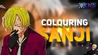 Colouring - Sanji - One Pice