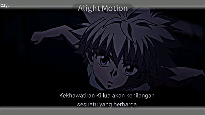 killua khawatir ama gon