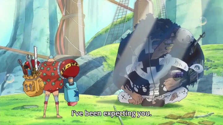 Bartholomew Kuma protecting sunny