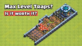 Level 1 Troops VS Max Level Traps | Clash of Clans