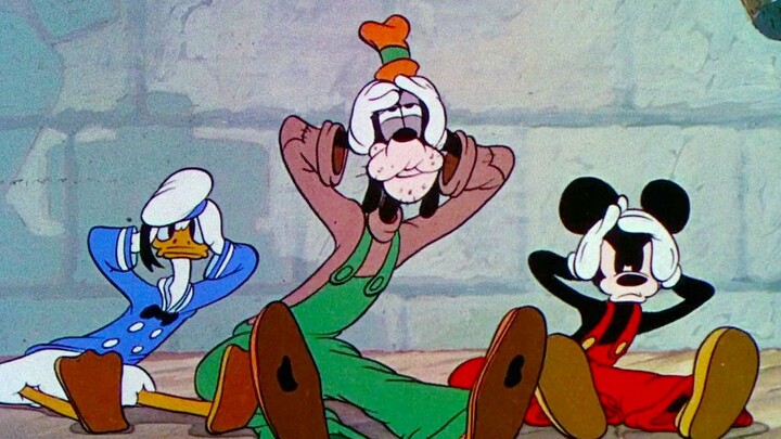 Mickey Mouse's 1937 animated short "Clock Cleaners"
