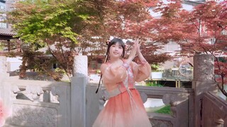 ❀The girl next door is dancing! A pink and tender peach blossom smile~❀