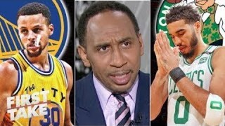 FIRST TAKE | Stephen A. believes Warriors will shut down Celtics in Game 3 with Warriors Big 3