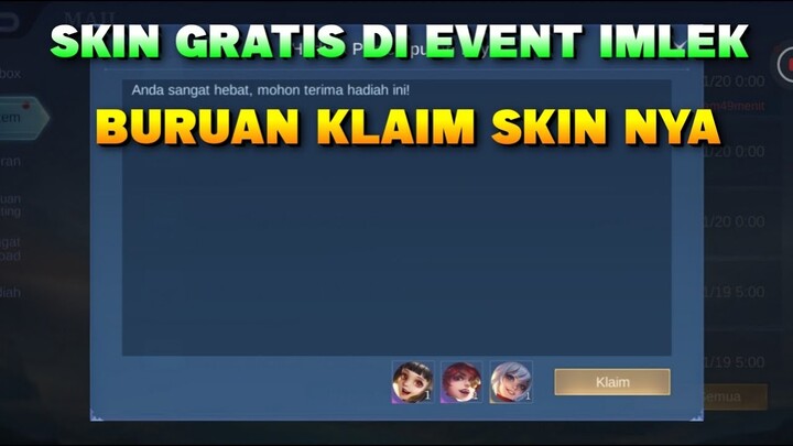 KESERUAN MENDAPATKAN SKIN DARI EVENT ASPIRANT DAN IMLEK SECARA GRATIS! | MOBILE LEGENDS BANG BANG