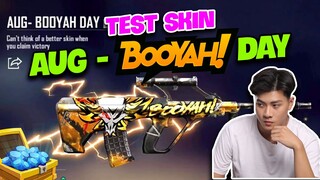 [Free Fire] Test Skin AUG Ngày Booyah Tăng 2 Độ Chính Xác Và 1 Sát Thương | Lưu Trung TV