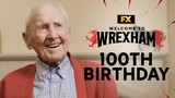 Arthur Massey Celebrates 100th Birthday With Wrexham FC - Scene | Welcome to Wrexham | FX