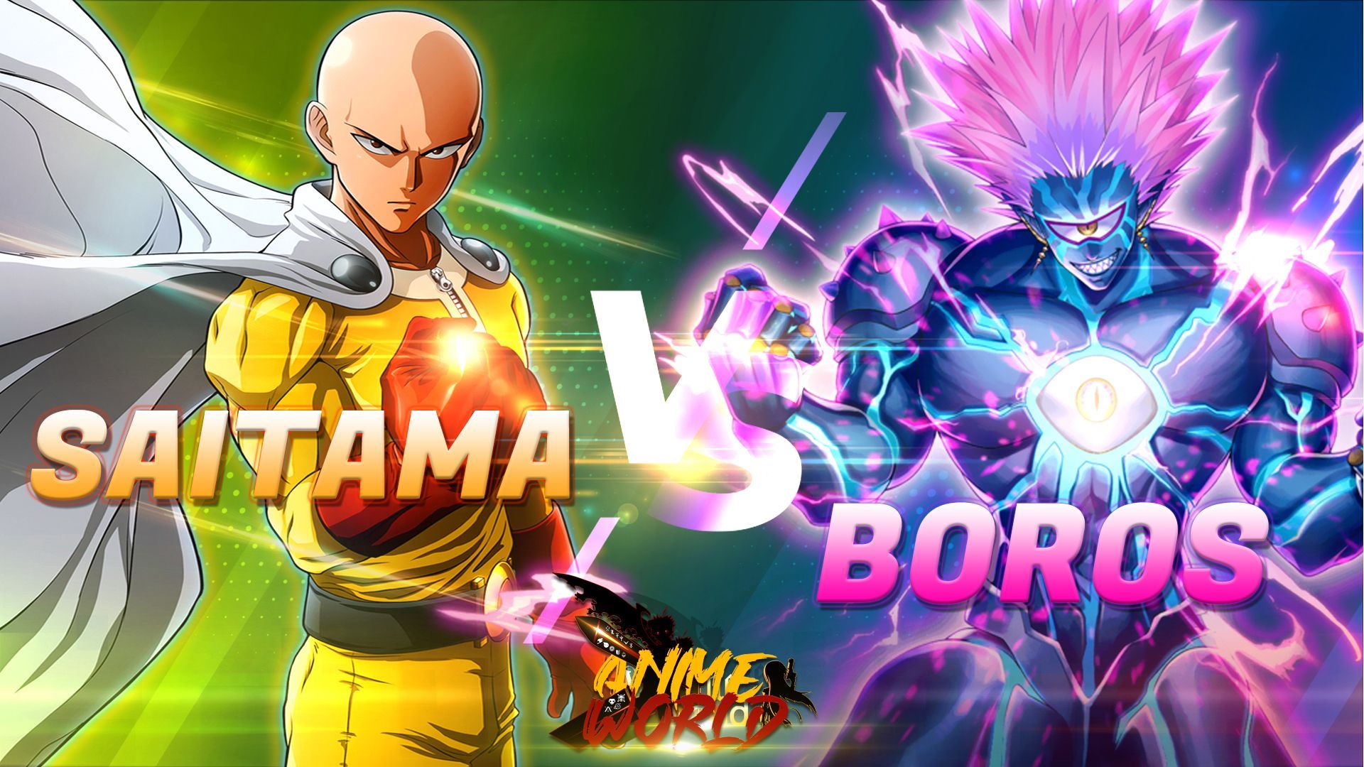 SAITAMA vs COSMIC GAROU, Full Fight Animated HD