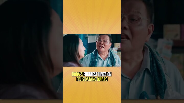 Roda's funniest lines on FPJ's Batang Quiapo | Kapamilya Shorts