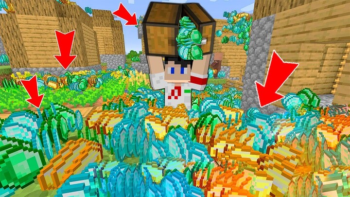 ĐÂY LÀ THẾ GIỚI MINECRAFT GIÀU CÓ CỦA THẮNG TÊ TÊ  TẤT CẢ CÁC RƯƠNG ĐỀU CÓ ĐỒ VIP PRO