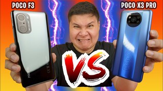 POCO F3 VS POCO X3 PRO - DI KAYO MANINIWALA KUNG SINO NANALO!