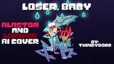 loser baby Alastor and Lucifer AI cover