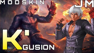 MobileLegend - Mod KOF Skin Gusion K' Full Âm Thanh Full Hiệu Ứng | JinMoba