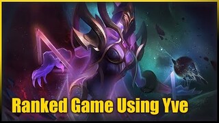 Ranked game using Yve