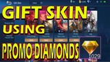 Can you GIFT SKIN TO YOUR MAIN ACCOUNT USING PROMO DIAMONDS? | MOBILE LEGENDS BANG BANG