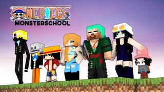 ONE PIECE - MONSTER SCHOOL VERSION - FUNNY MINECRAFT ANIMATION