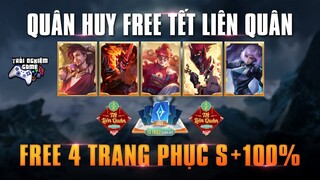 [Liên Quân] Nhận Quân Huy Free, Hướng Dẫn Nhận 4 Skin S+ MÙNG 1 - TẾT LIÊN QUÂN - CHUNG SỨC HỐT QUÀ