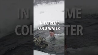 Breaking the ice in Norway #royalmarines #youtubeshorts