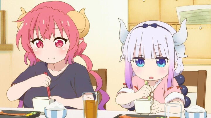 I laughed my ass off! They are indeed the two little fat dragons from the Kobayashi family, so cute!