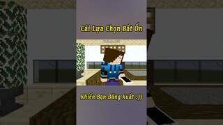 Sự Lựa Chọn Bất Ổn Nhất Của Anh Đen Xì Xì 🤣 #shorts