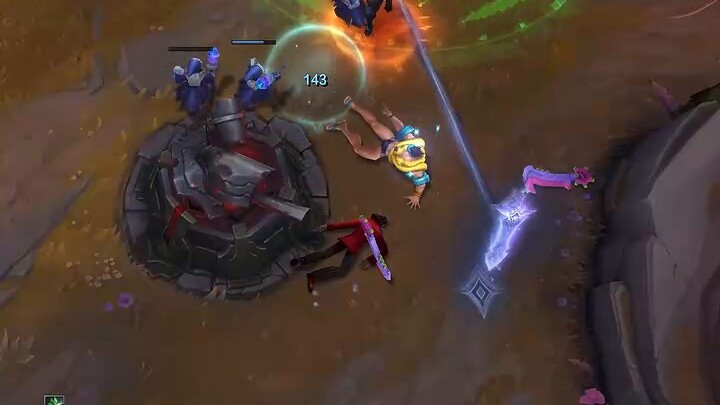 Werewolf: Whose health bar is fake?